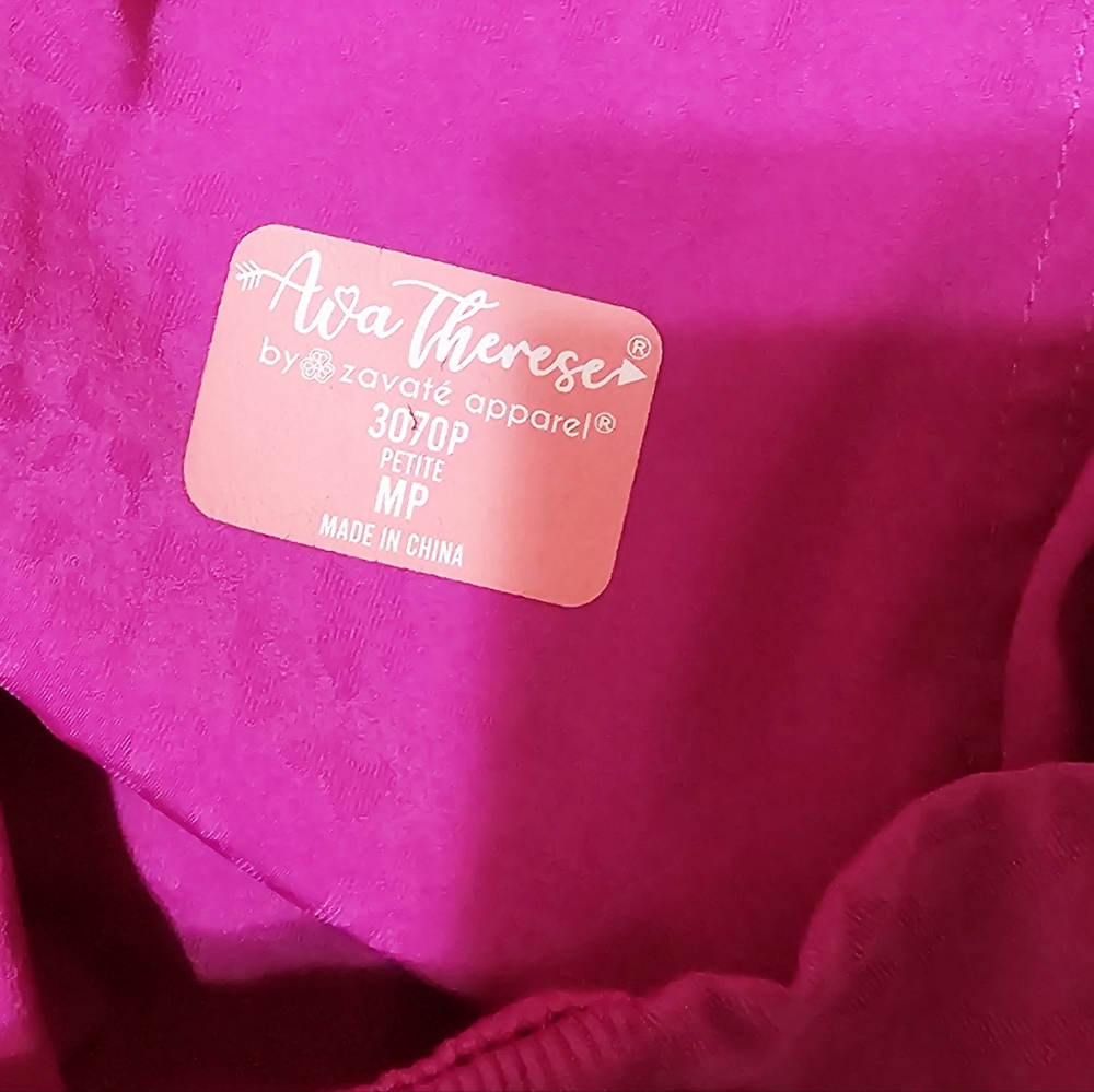 Ava Therese Zavate Pink Scrub Set